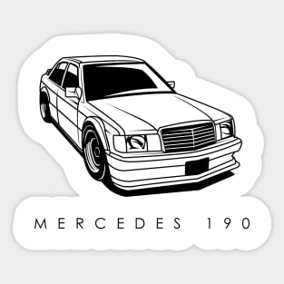 Mercedes 190 Sticker